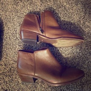 Sam Edelman ankle boots thick leather 9.5 wide